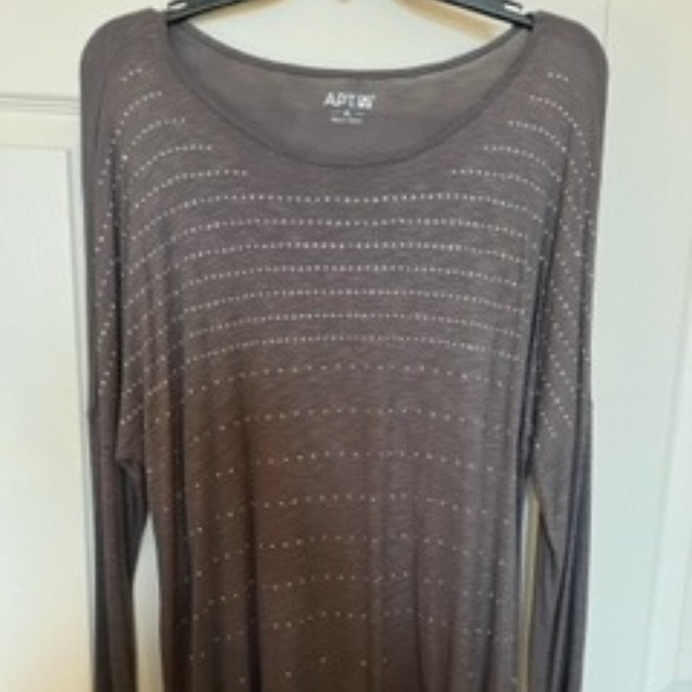 Faux beaded shirt